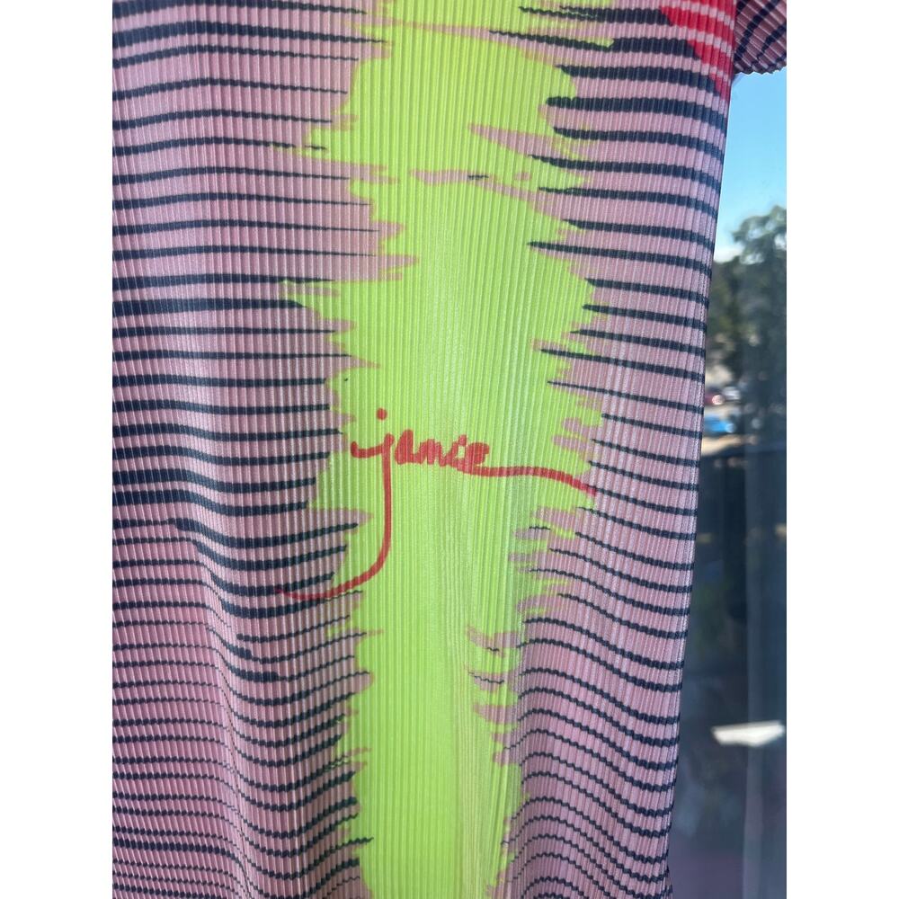 Jamie Sadock Golf Plisse Top, Size M